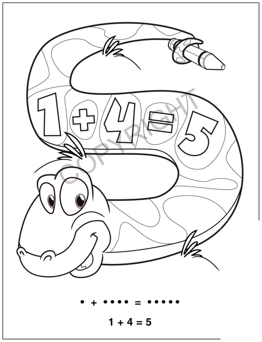 Fun with Addition - Custom Coloring & Activity Books in Bulk (250+) Add Your Imprint