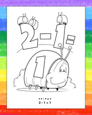 ZoCo - Fun With Subtraction - Coloring & Activity Books
