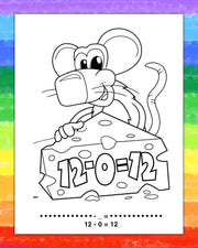 ZoCo - Fun With Subtraction - Coloring & Activity Books

