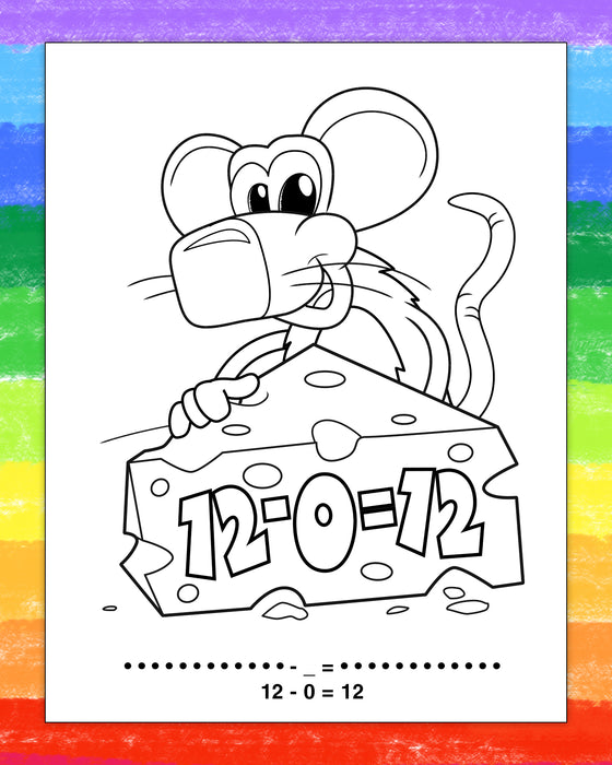 ZoCo - Fun With Subtraction - Coloring & Activity Books
