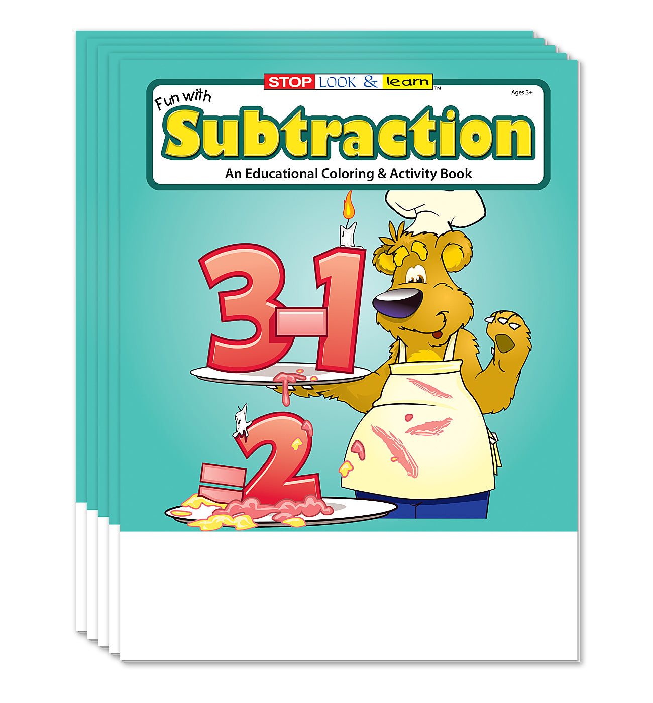 ZoCo - Fun With Subtraction - Coloring & Activity Books
