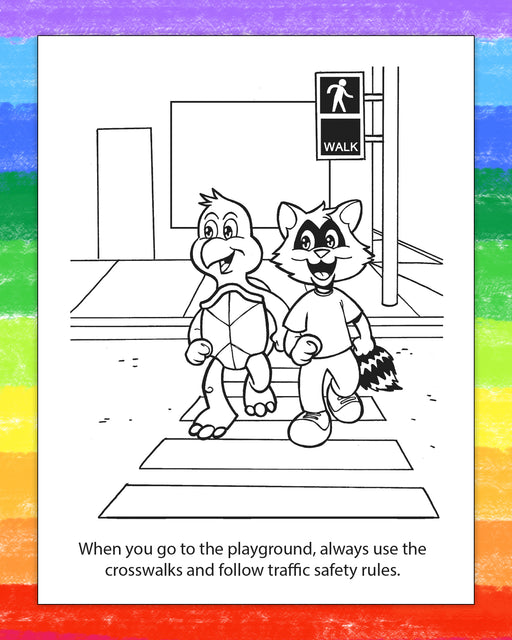 ZoCo - Playground Safety Awareness - Coloring & Activity Books