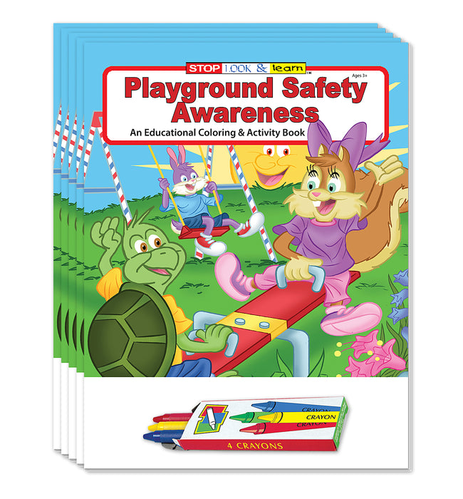 ZoCo - Playground Safety Awareness - Coloring & Activity Books