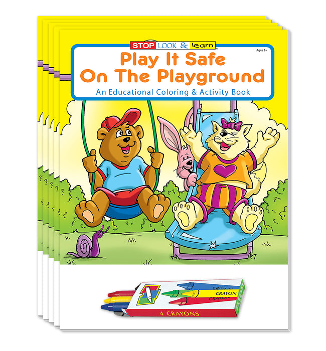 ZoCo - Play It Safe on the Playground - Coloring & Activity Books