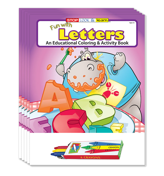 ZoCo - Fun with Letters - Coloring & Activity Books