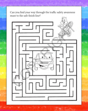 ZoCo - Traffic Safety Awareness - Coloring & Activity Books