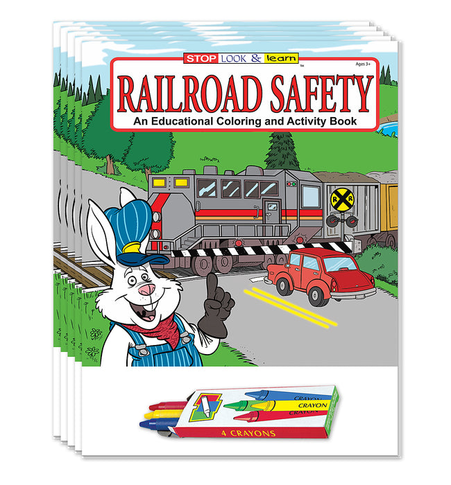 ZoCo - Railroad Safety - Coloring & Activity Books