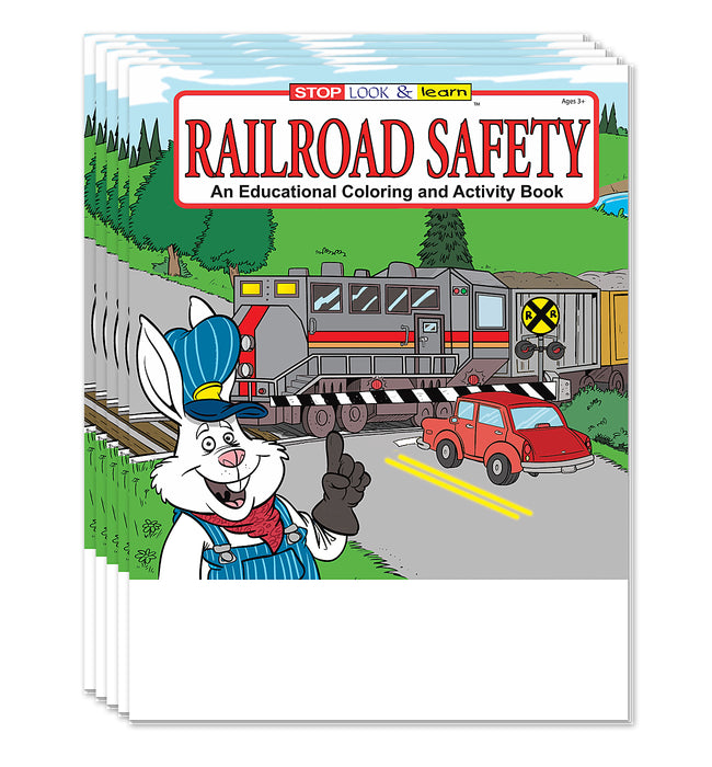 ZoCo - Railroad Safety - Coloring & Activity Books