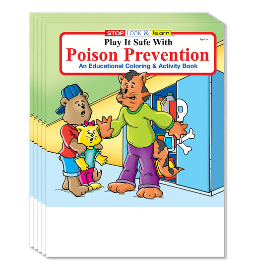 ZoCo - Play It Safe with Poison Prevention - Coloring & Activity Books