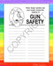 ZoCo - Don't Play with Guns - Gun Safety Coloring & Activity Books