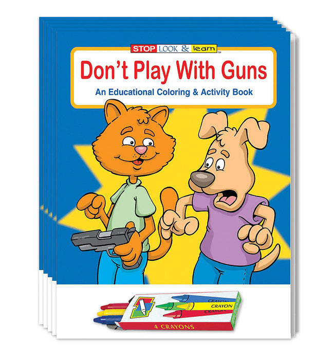 ZoCo - Don't Play with Guns - Gun Safety Coloring & Activity Books