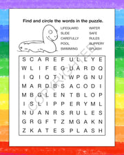 ZoCo - Pool Safety - Coloring & Activity Books