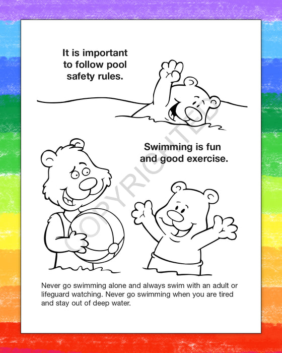 ZoCo - Pool Safety - Coloring & Activity Books