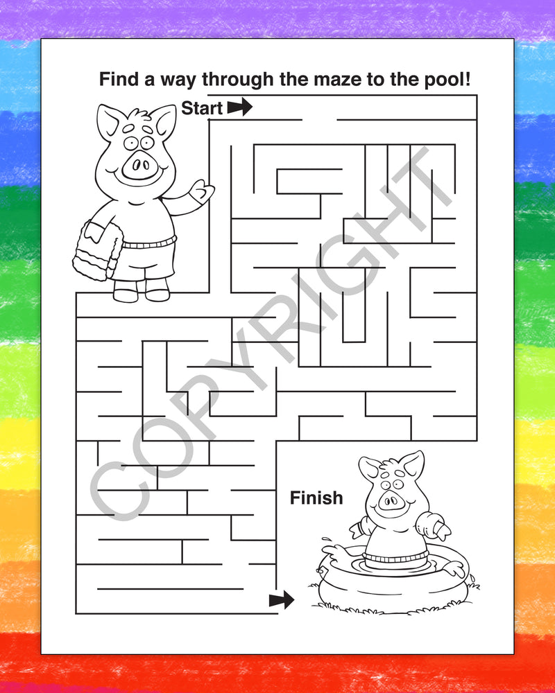 ZoCo - Have a Safe Summer - Coloring & Activity Books