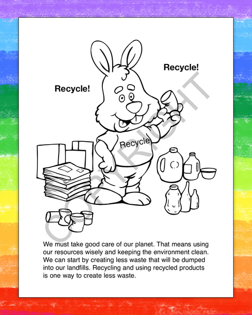 ZoCo -  Keep Our Environment Clean - Kid's Coloring & Activity Books