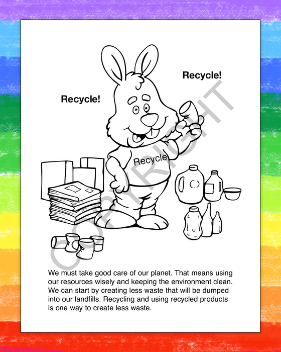 ZoCo -  Keep Our Environment Clean - Kid's Coloring & Activity Books