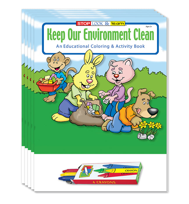 Clean Environment Coloring Activity Keep Our Environment Clean - Kid's Coloring & Activity Books — ZoCo ...