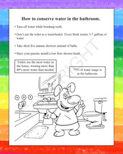 ZoCo - Learn About Water Conservation - Coloring & Activity Books