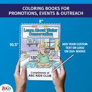 Water conservation coloring book for kids with educational games and activities