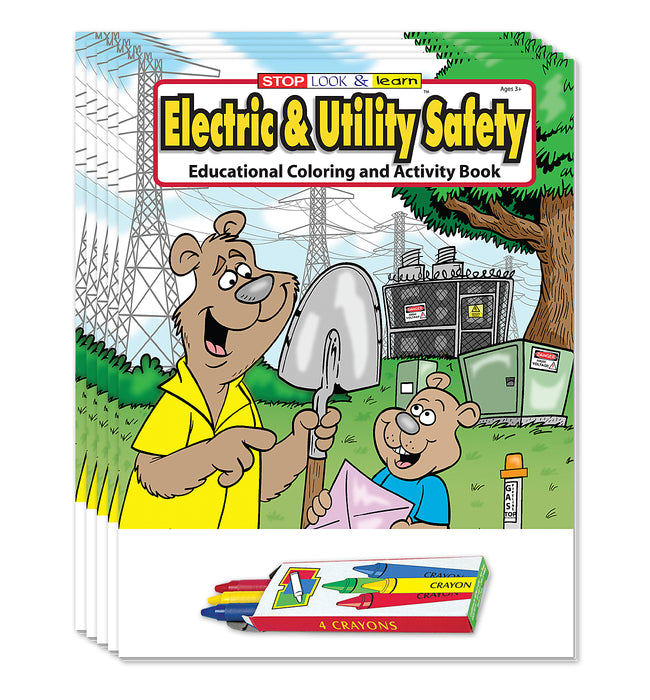 ZoCo - Electric and Utility Safety - Coloring & Activity Books