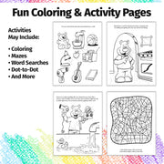 Emergency preparedness coloring book for kids with disaster safety activities