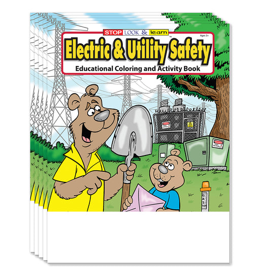 ZoCo - Electric and Utility Safety - Coloring & Activity Books