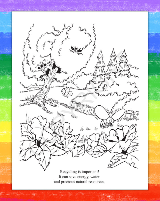 ZoCo - Recycling - Coloring & Activity Books