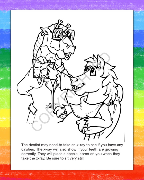 ZoCo - A Trip to The Dentist Kid's Coloring & Activity Books