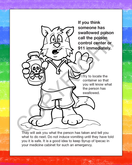 ZoCo  - Know Your Emergency First Aid - Coloring & Activity Books