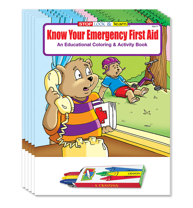 ZoCo  - Know Your Emergency First Aid - Coloring & Activity Books