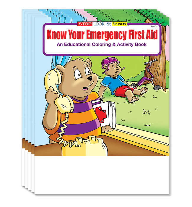 ZoCo  - Know Your Emergency First Aid - Coloring & Activity Books