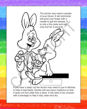 ZoCo - A Trip to The Emergency Center Kid's Educational Coloring & Activity Books