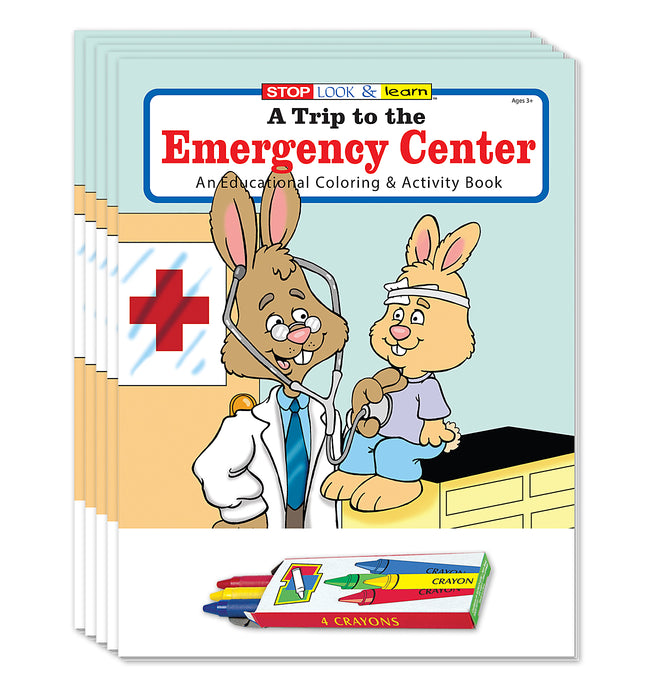 ZoCo - A Trip to The Emergency Center Kid's Educational Coloring & Activity Books