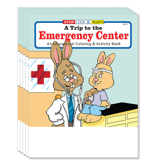 ZoCo - A Trip to The Emergency Center Kid's Educational Coloring & Activity Books