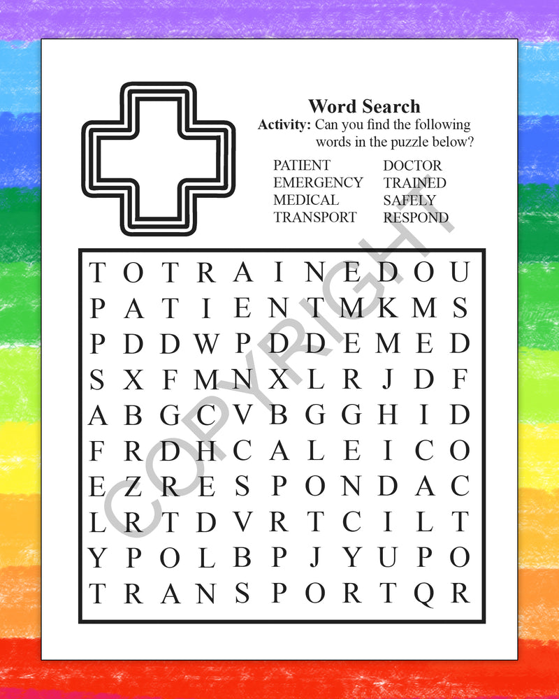 ZoCo - EMTs Help Save Lives - Coloring & Activity Books