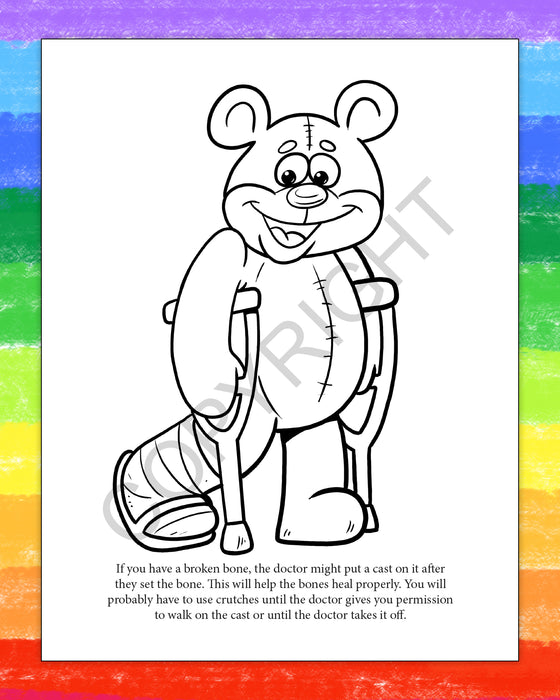 ZoCo - A Beary Special Hospital Kid's Coloring & Activity Books