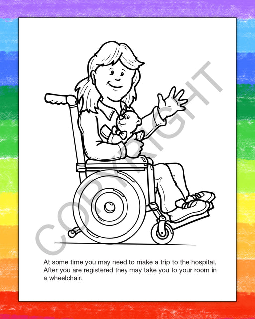 ZoCo - A Trip to The Hospital Kids Coloring and Activity Books