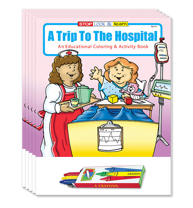 ZoCo - A Trip to The Hospital Kids Coloring and Activity Books