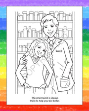 ZoCo - A Trip to The Pharmacy Kid's Educational Coloring & Activity Books