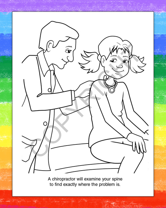 ZoCo - A Visit to The Chiropractor Kid's Coloring & Activity Books