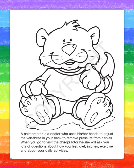 ZoCo - A Visit to The Chiropractor - Coloring & Activity Books