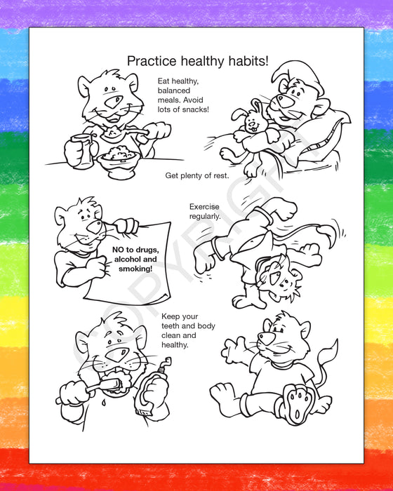 ZoCo - A Visit to The Chiropractor - Coloring & Activity Books