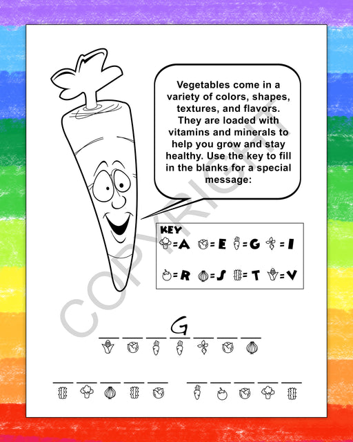 ZoCo - Vegetables Taste Great! - Coloring & Activity Books