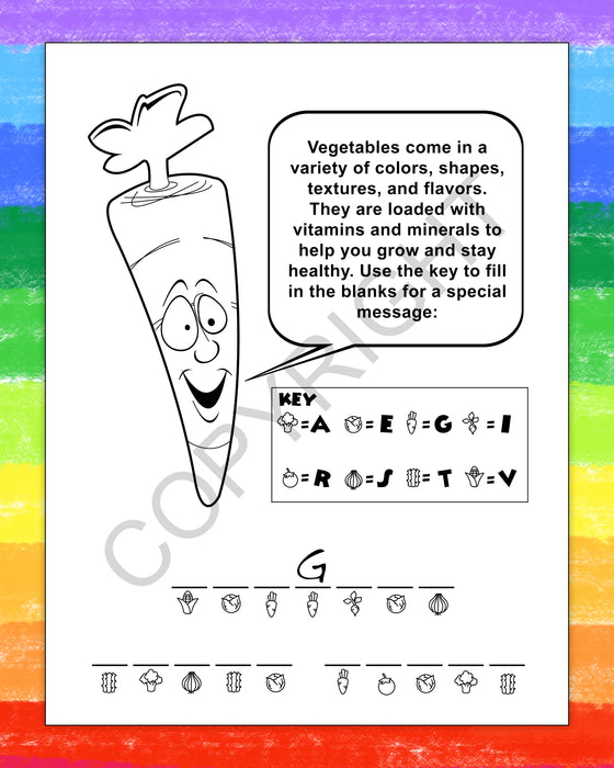 ZoCo - Vegetables Taste Great! - Coloring & Activity Books