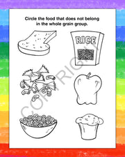 ZoCo - Let's Practice Good Nutrition - Coloring & Activity Books