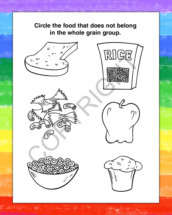 ZoCo - Let's Practice Good Nutrition - Coloring & Activity Books