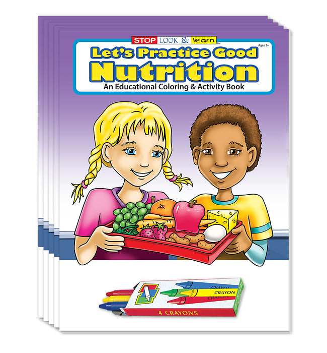 ZoCo - Let's Practice Good Nutrition - Coloring & Activity Books