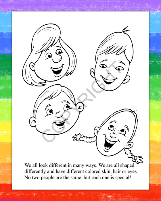 ZoCo - We Are All Special - Coloring & Activity Books