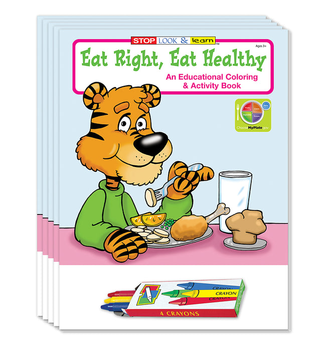 ZoCo - Eat Right, Eat Healthy - Coloring & Activity Books