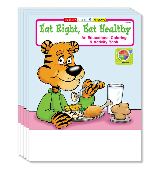 ZoCo - Eat Right, Eat Healthy - Coloring & Activity Books